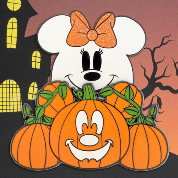 Loungefly Disney Mickey-O-Lantern Mini Backpack w/Wallet and Collector’s PIN main image 12